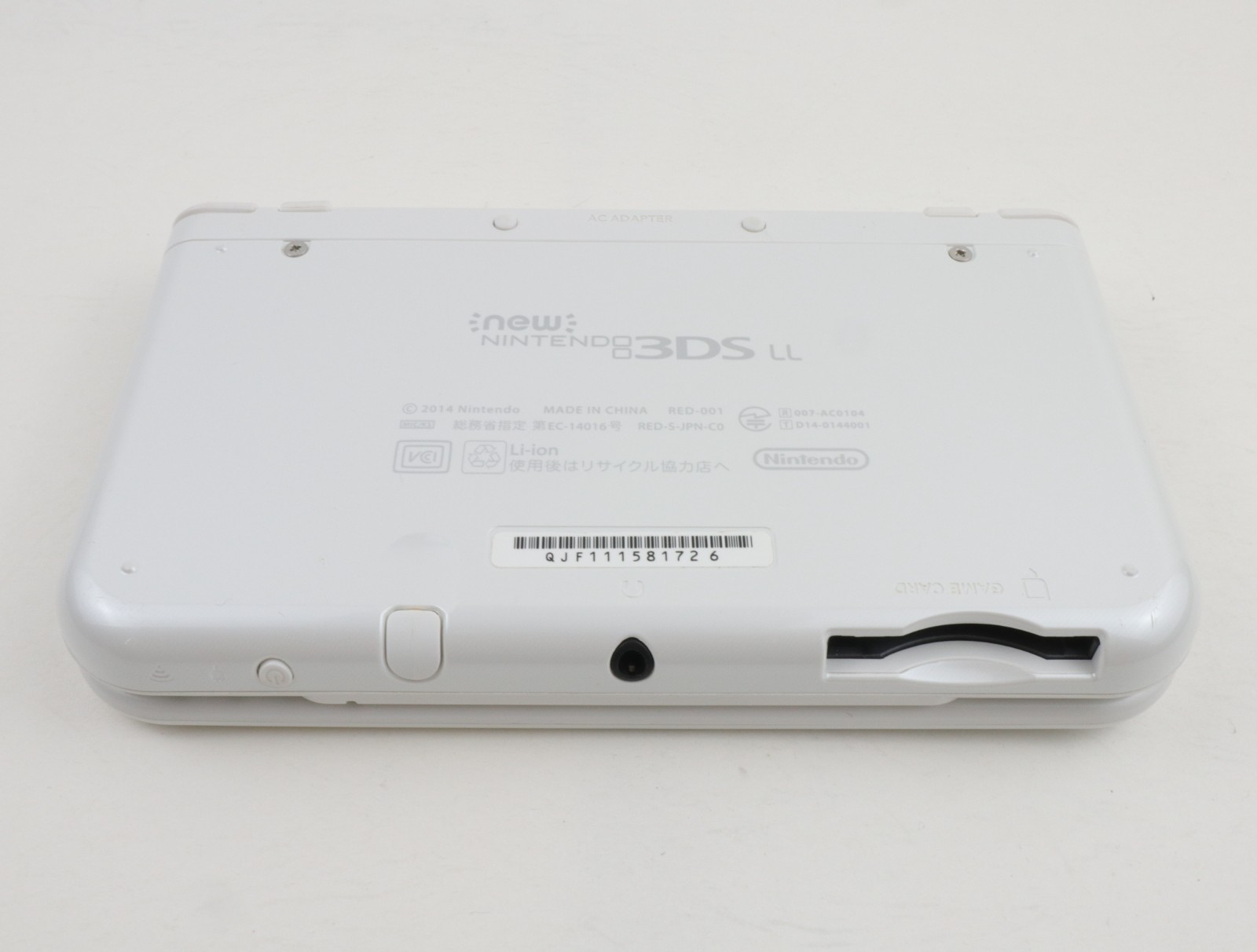 New Nintendo 3DS XL LL Console Dual IPS LCD Pearl White Near Mint / Region Free