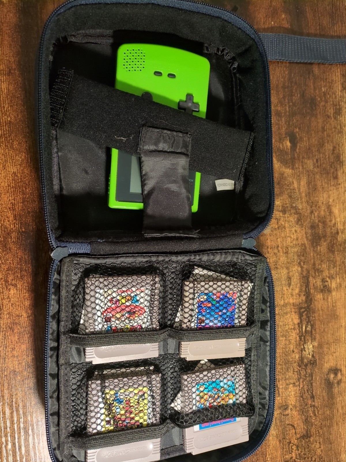 Nintendo Game Boy Color – Lime Green – Working +Carrying Case! (no games)