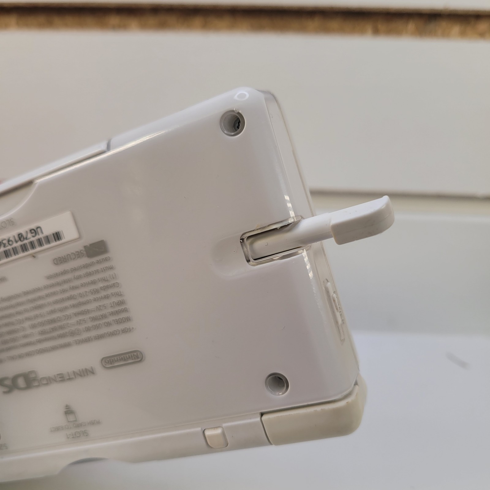 Nintendo DS Lite Console Polar White w/ Accessories Authentic Tested Working