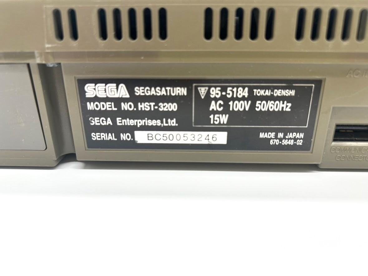 Sega Saturn Console HST-3200 Controller Console Maintained NTSC-J Japan #388