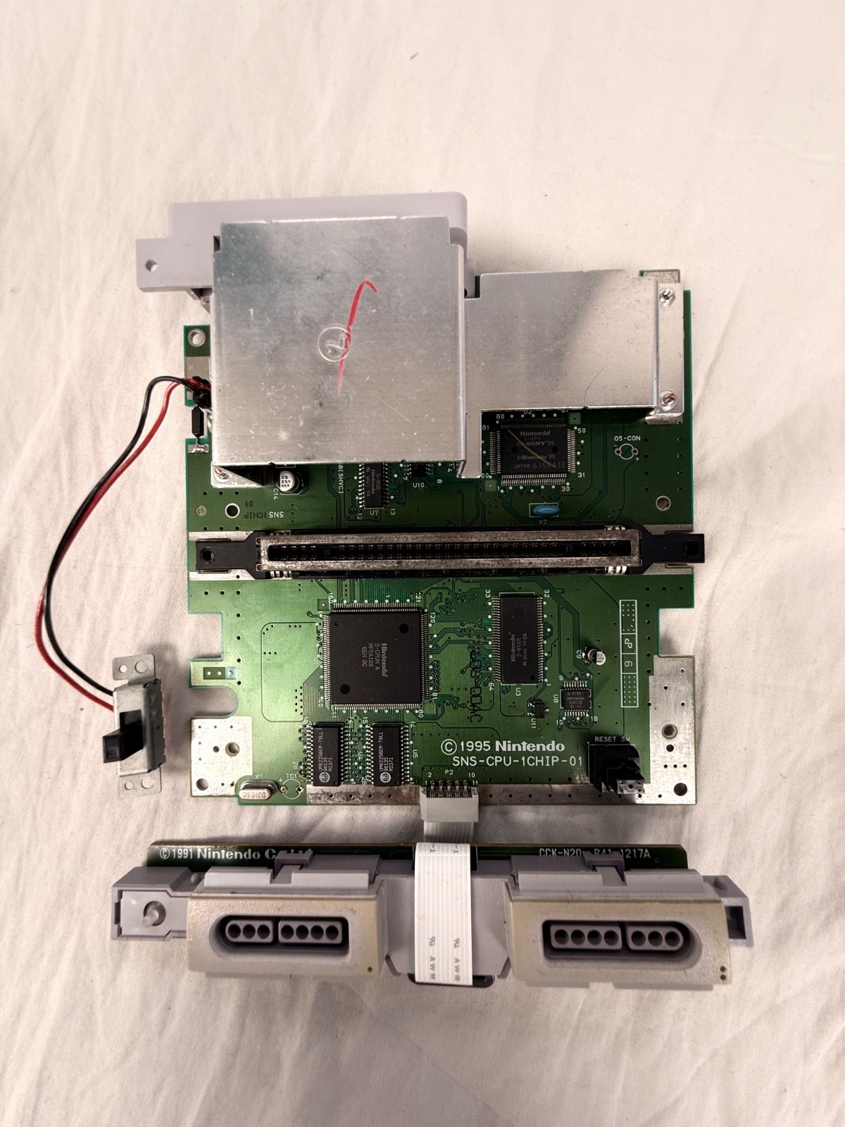 Super Nintendo SNES 1chip 01 – Only Internal Plate in Perfect Condition