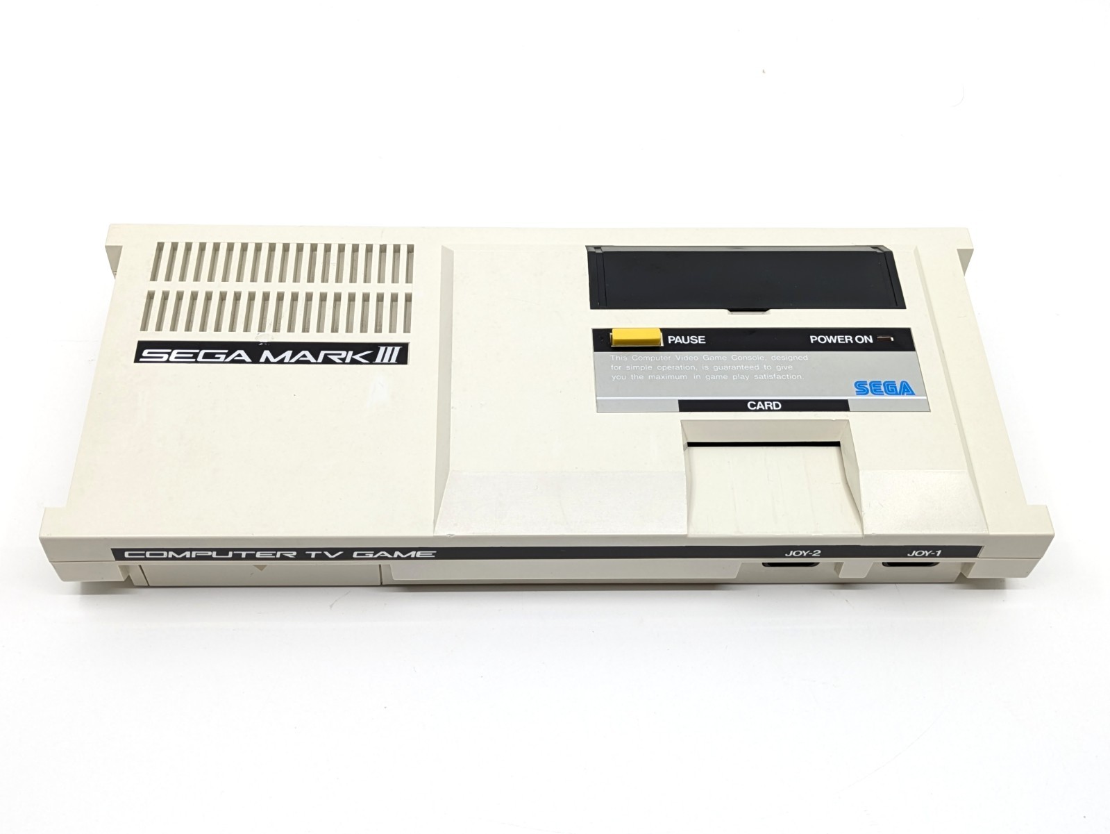SEGA Mark III Game Console Japan Tested Working w/ Controller AC adapter