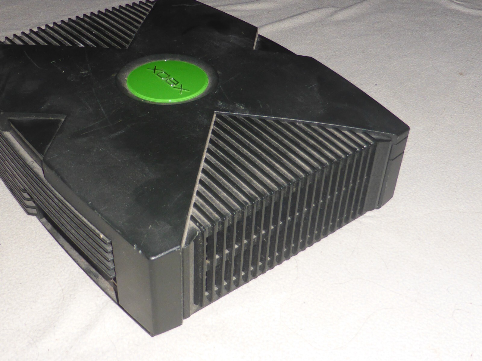 ORIGINAL XBOX MICROSOFT VIDEO GAME SYSTEM CONSOLE ONLY BLACK