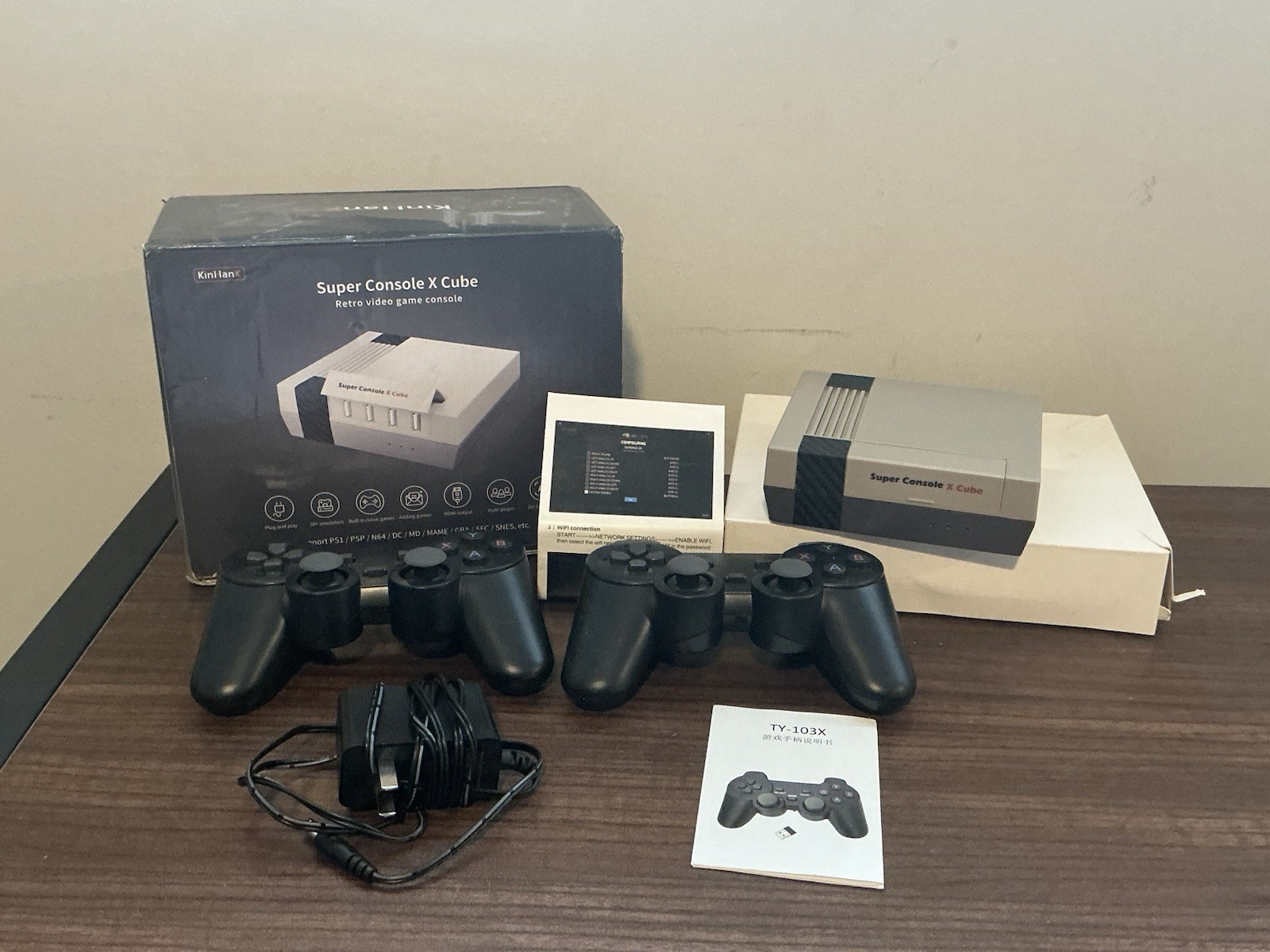 KinHank Super Console X Cube Retro Console 256GB 720p HDMI Wi-Fi NTSC-U/C