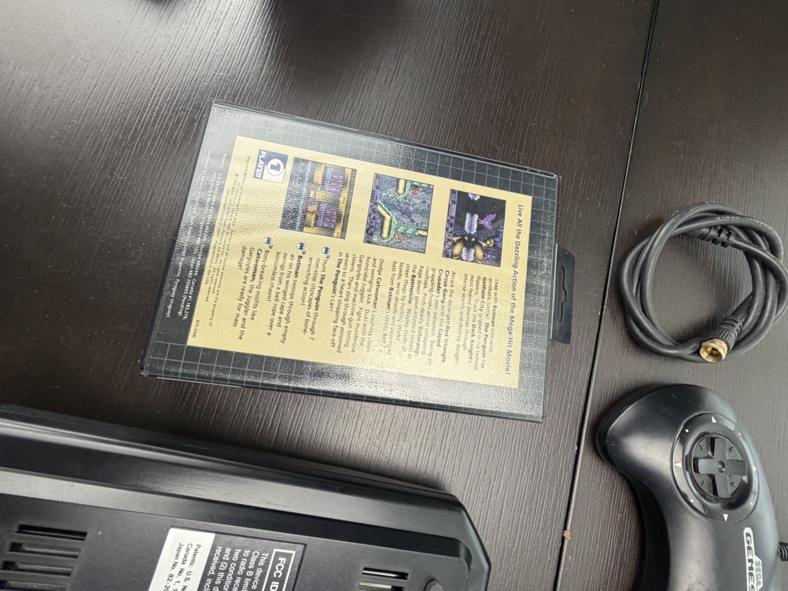 Sega Genesis Version 2 System Console with Batman Returns