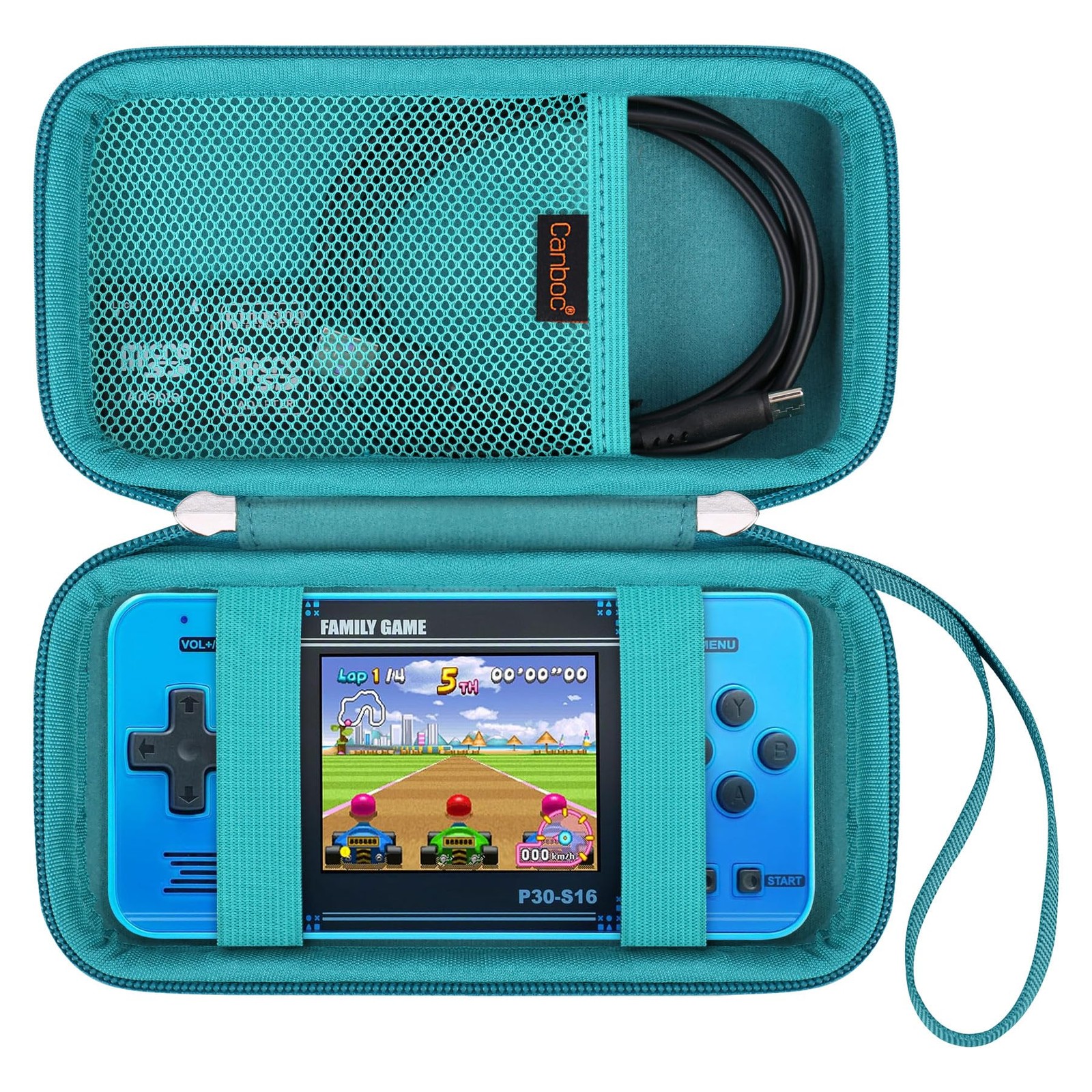 Carrying Case for WELLST·G Handheld Game -Preloaded 220 Retro Video Games/ My…