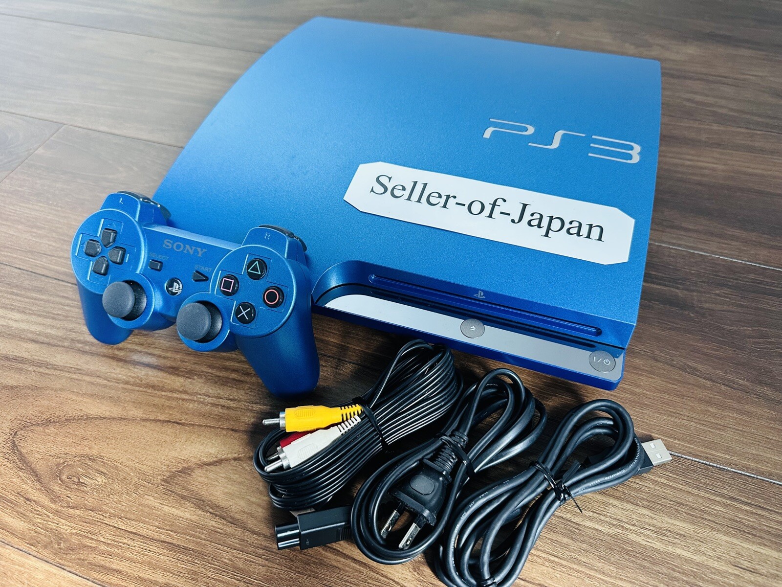 Sony PlayStation 3 PS3 Console Set 320GB Splash Blue CECH-3000BSB , Free Ship