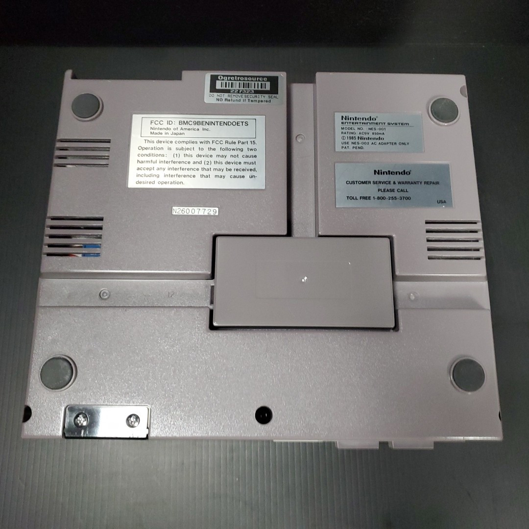Original Nintendo Entertainment System NES 001 Console Set – CPLT Restored!