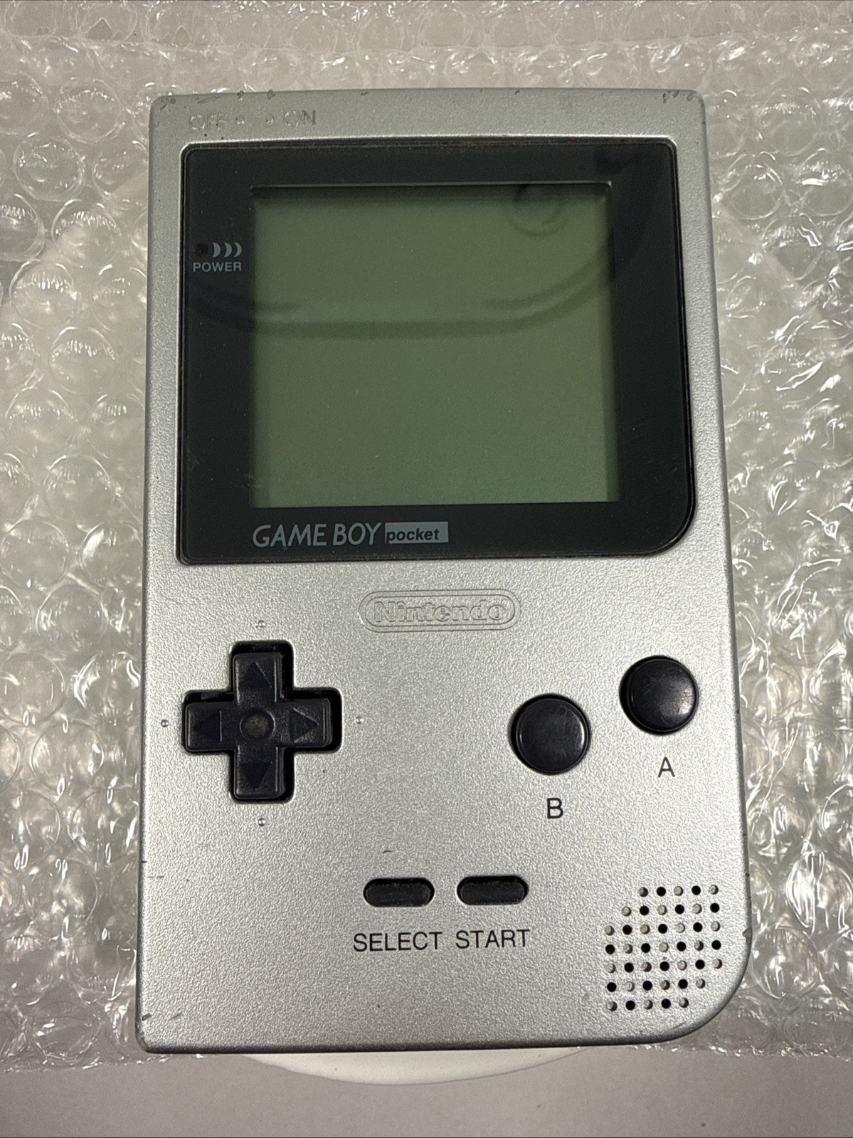 Nintendo Game Boy Pocket Silver MGB-001 Handheld Console Tested Working No Game