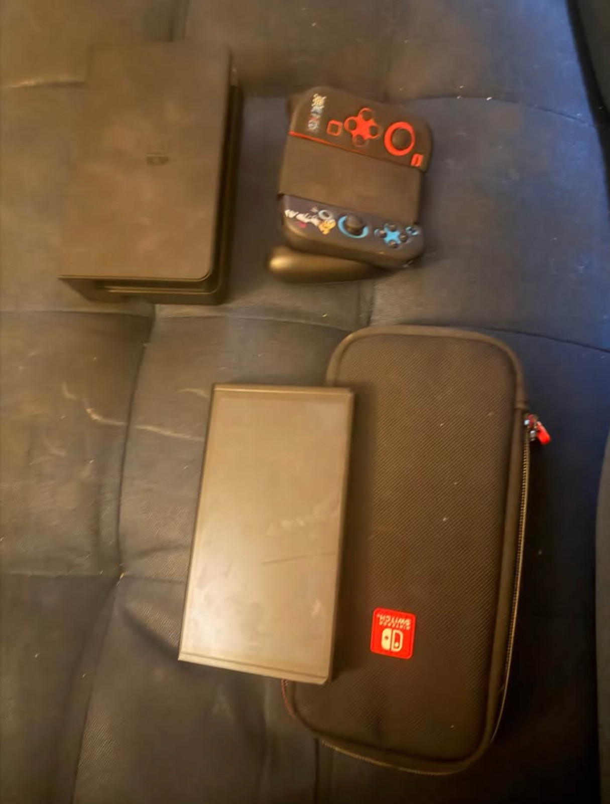 Nintendo Switch OLED – 64GB – Black/Neon Red/Neon with Hard Case/Dock