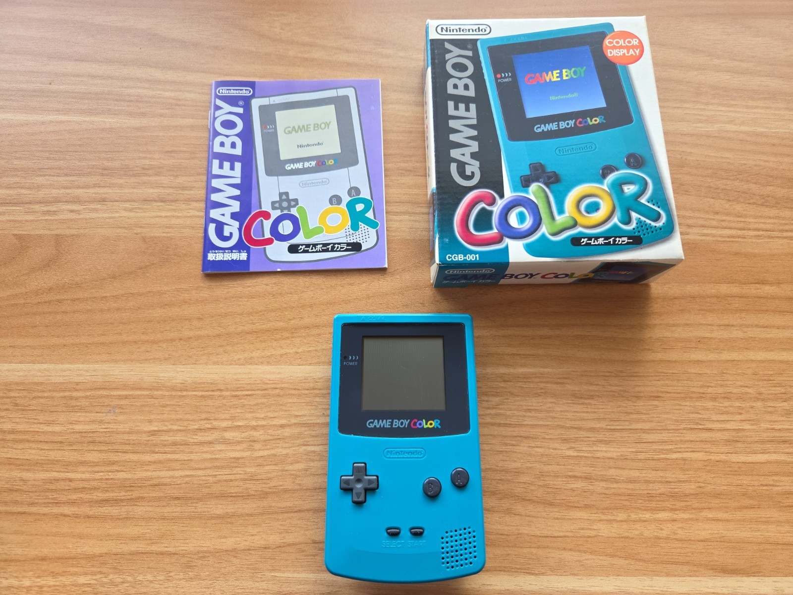Nintendo Game Boy Color Handheld Game Console – Teal CIB Box Tested