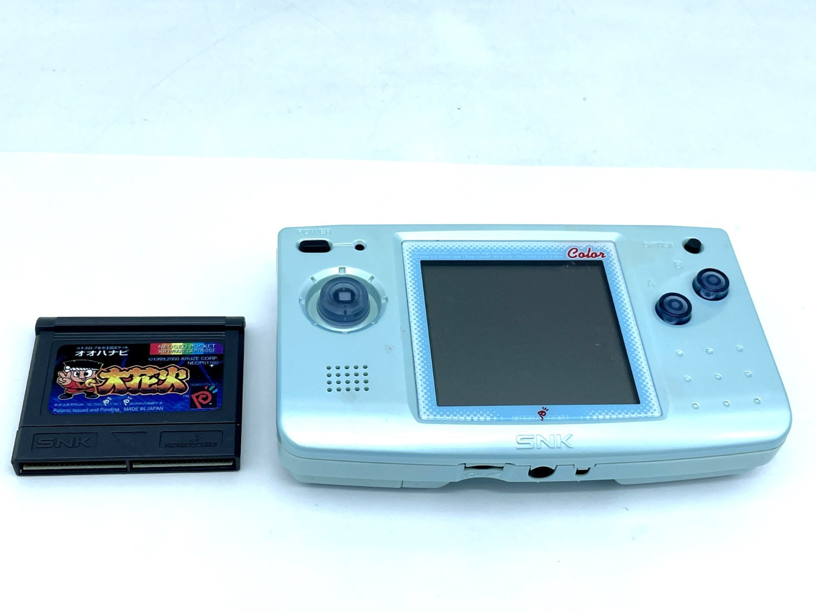 Neo Geo Pocket Color Console Pearl Blue SNK with software Tested Good condition