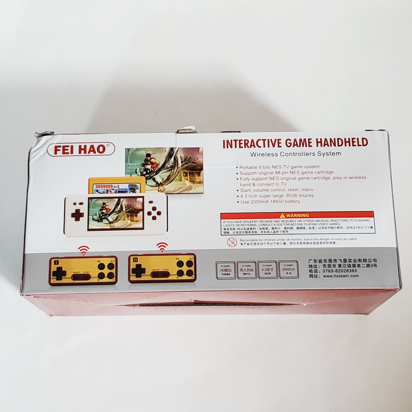 TOP LOADER Handheld 8Bit Console 60pin FC-Pocket Portable Cartridge Game Reader