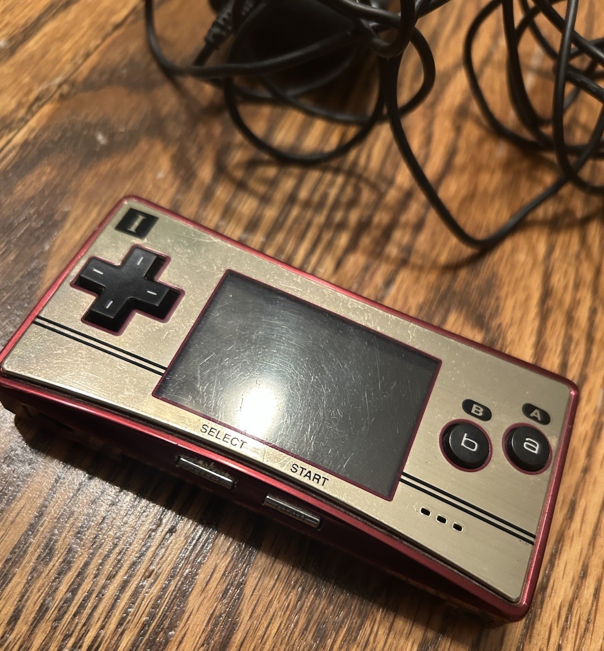Nintendo Game Boy Micro 20th Anniversary Edition Famicom charger Pokemon Ruby