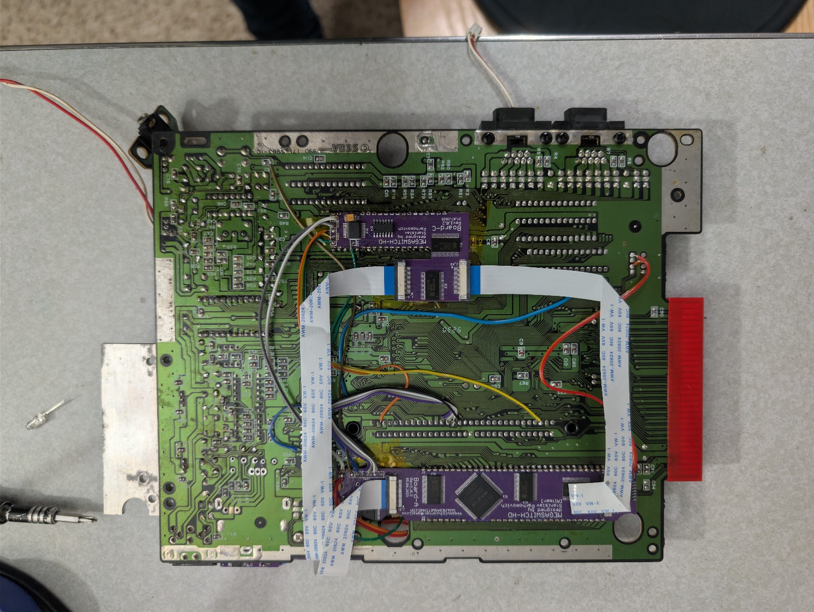 SEGA Genesis VA6 w/ Native HDMI ⚡ MegaSwitch-HD + SMS 🎮 Recapped ✨ RGB LED 🔥