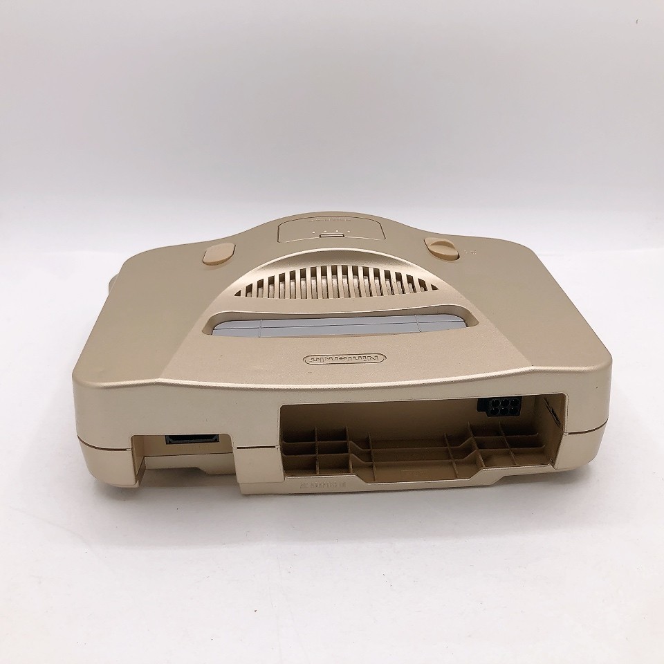 Nintendo 64 Console Gold Box NUS-001 5 Games Bundle N64 NTSC-J Japan Tested