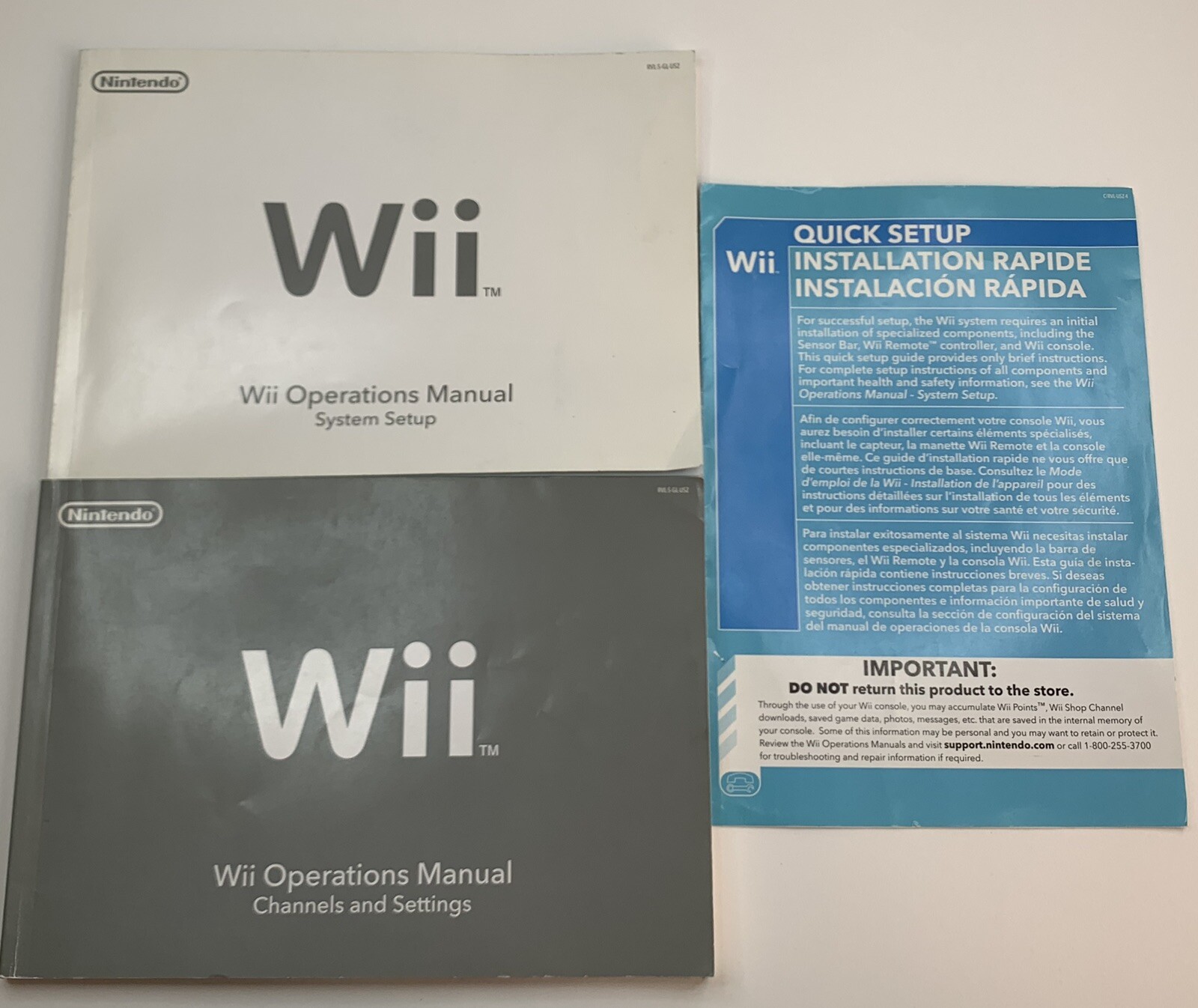 Black Wii Console w/ Extras & Manuals – TESTED & WORKS (RVL-001)