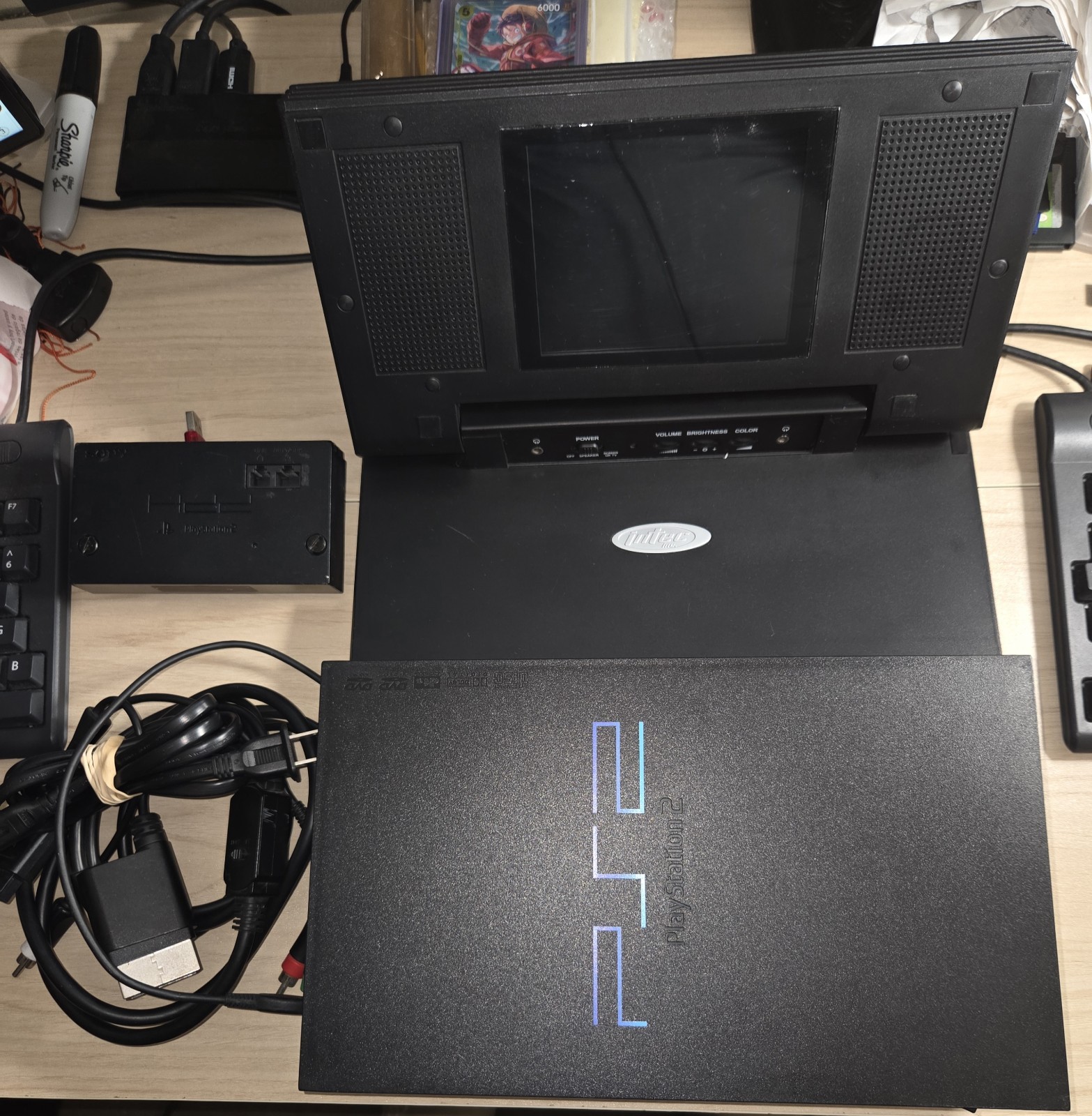 Sony PlayStation 2 Black Fat Console Model SCPH-39001 Lot for Repair or Parts
