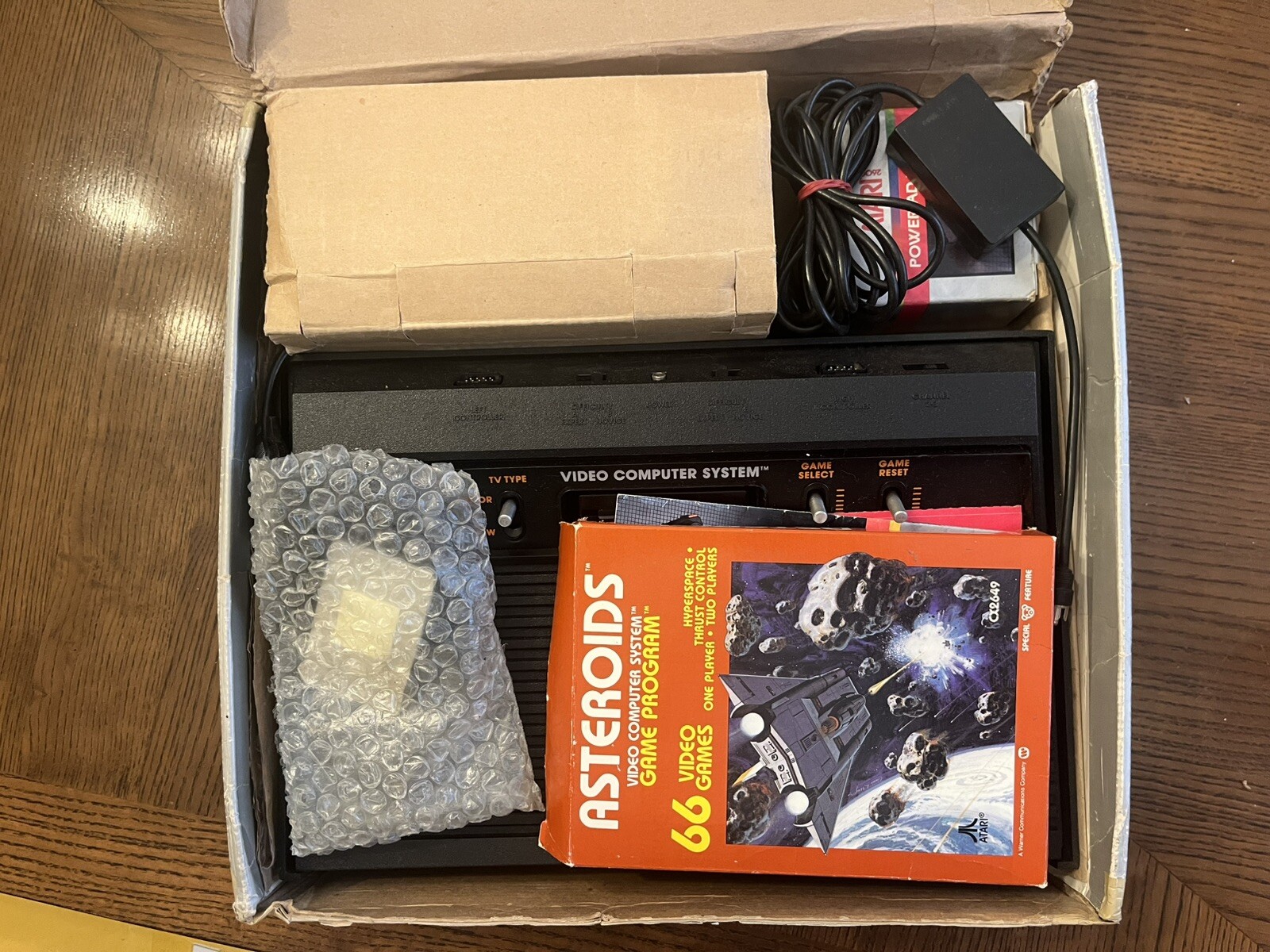 atari 2600 VADER console IN BOX! W Asteroids!