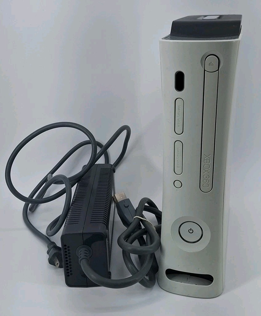 Official Microsoft Xbox 360 Console 120GB Hard Drive ~ Works But Tray Is Stuck