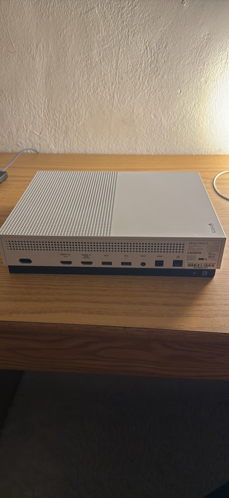 Microsoft Xbox One S White Console HDMI Ethernet Platform 2017 Model 1681