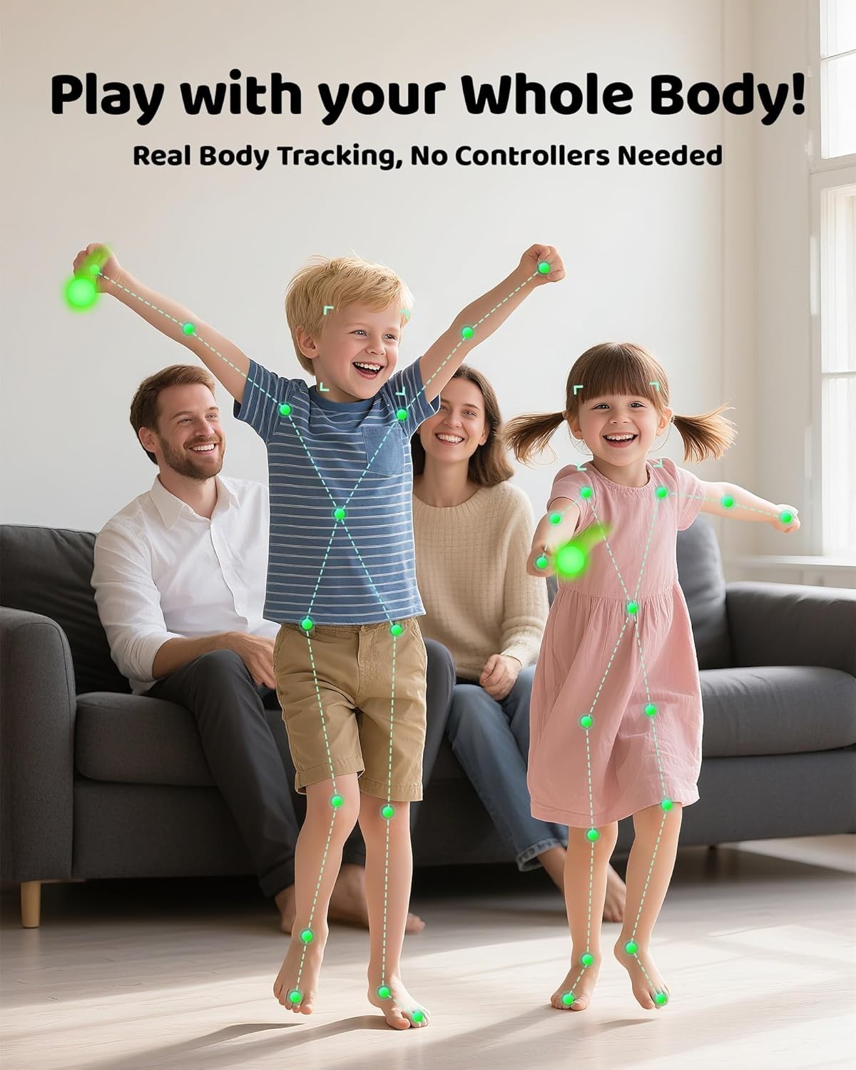 Compact Kids AR Motion Console – Lightweight & Educational Fun for Indoor Play
