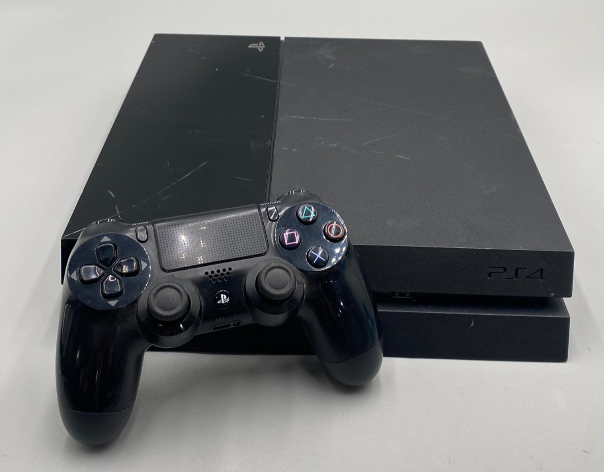 Sony PlayStation 4 PS4 CUH-1115A 500Gb Gaming Console + Controller + PS Black C