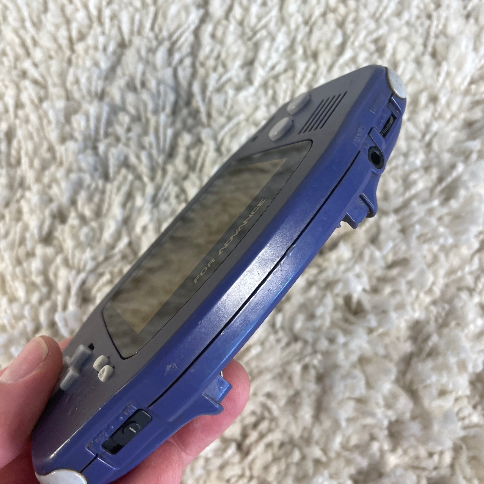 Nintendo Gameboy Advance GBA Indigo Purple Handheld Console System AGB-001 PARTS