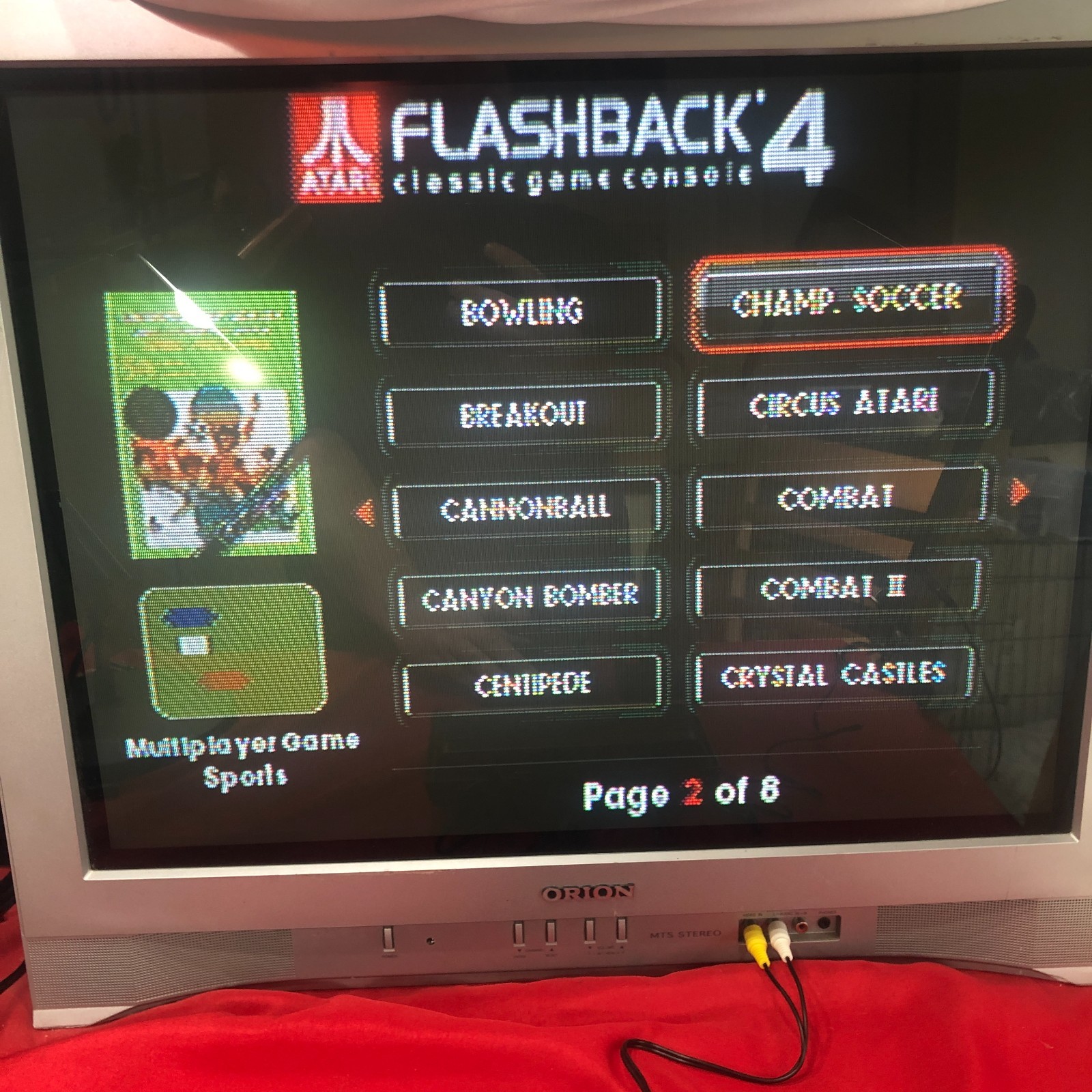 Atari Flashback 4 game console 75 games 2 controllers – VIDEO OF IT WORKING!