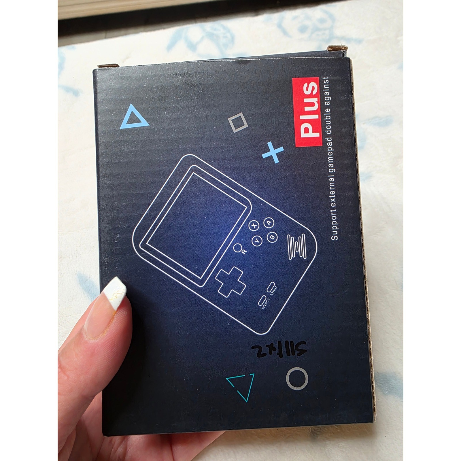 Plus Retro Handheld Game Console 3.0 Inch LCD Blue Digital Game System 400 in 1