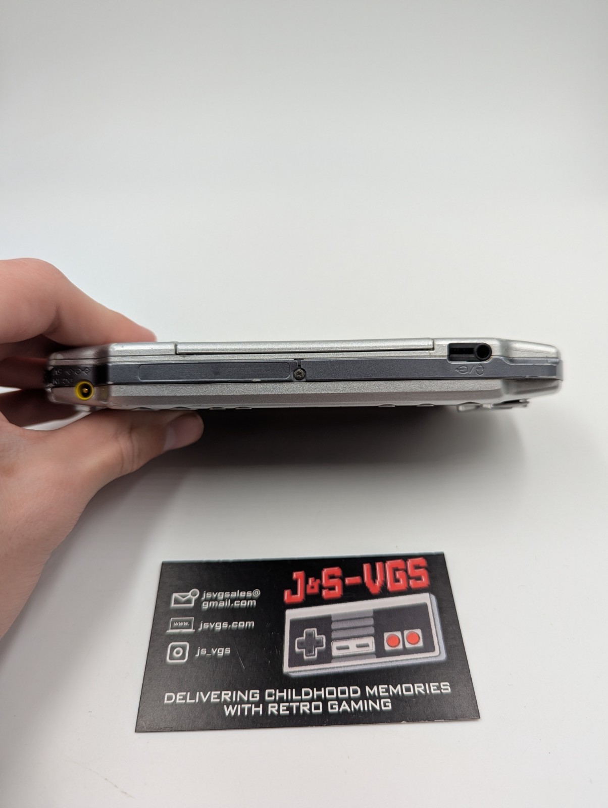 Sony PSP 2000 Silver Ice Console Broken Battery Cover
