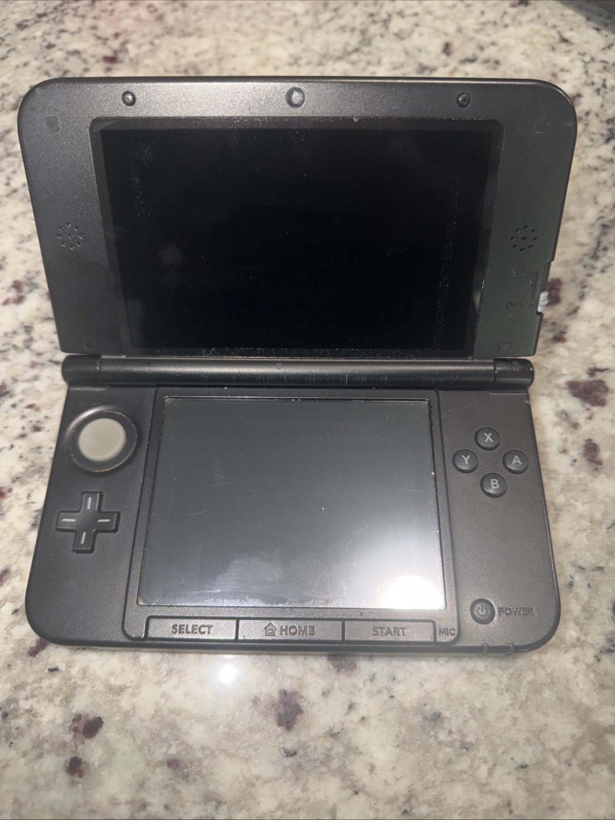 Nintendo 3DS XL Launch Edition Handheld Red Gaming System NO STYLIST TESTED/READ
