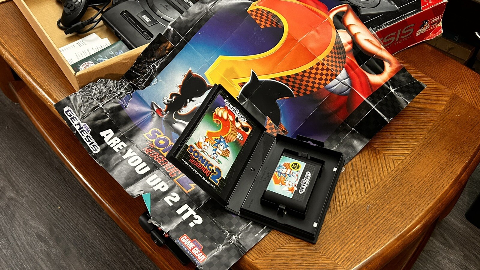 Genesis II Sonic the Hedgehog 2 Bundle Console Video Game System Complete in Box