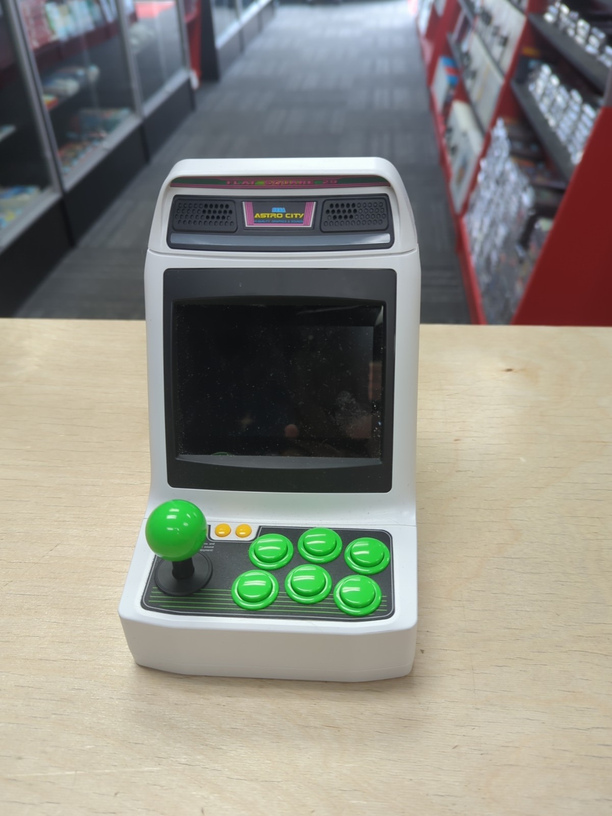 SEGA ACS-1001 Astro City Mini Arcade Microconsole – White- Tested!