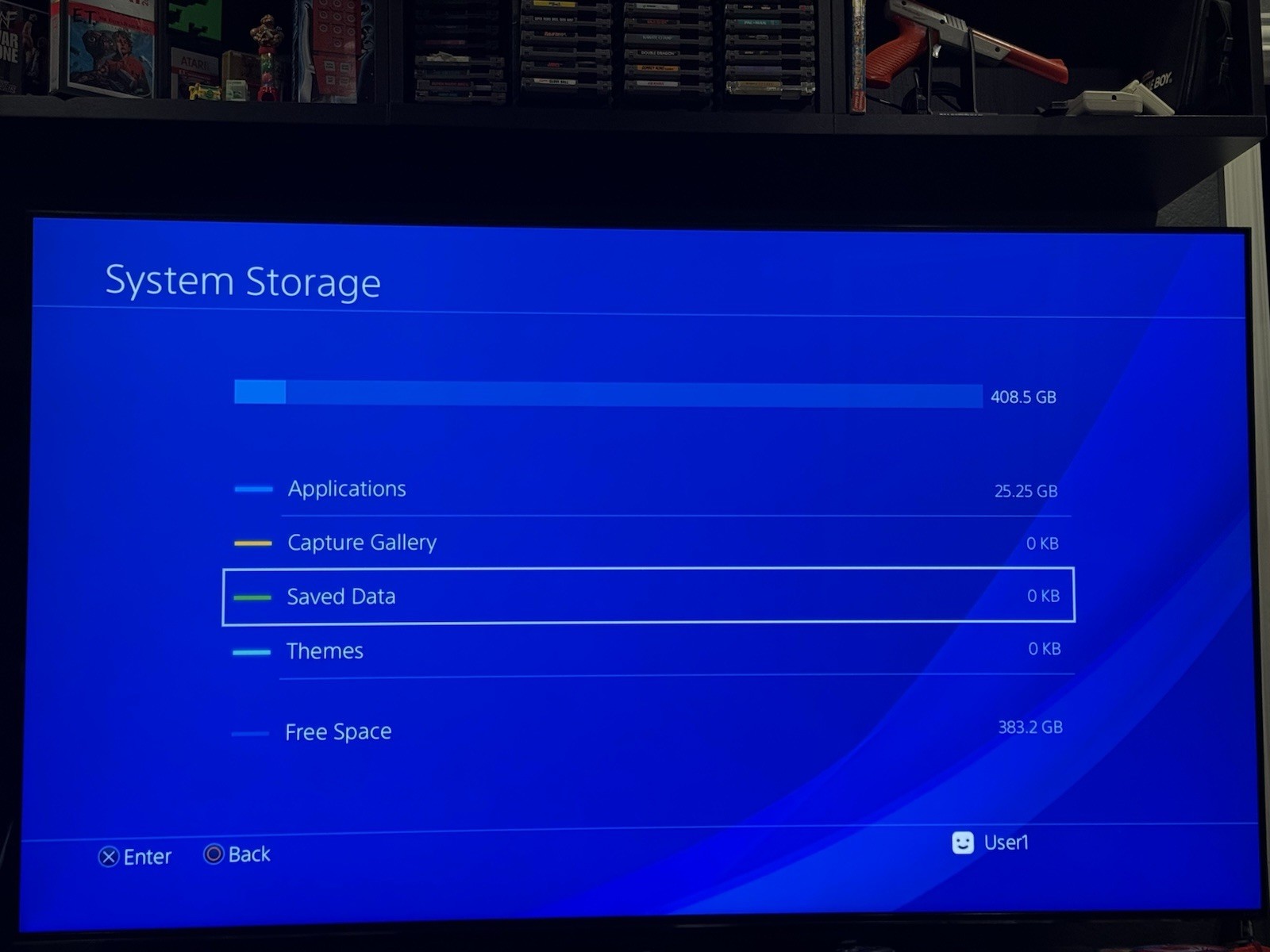 PlayStation 4 500GB Console W/ Cables, Controller And Game Tested Software 11.52
