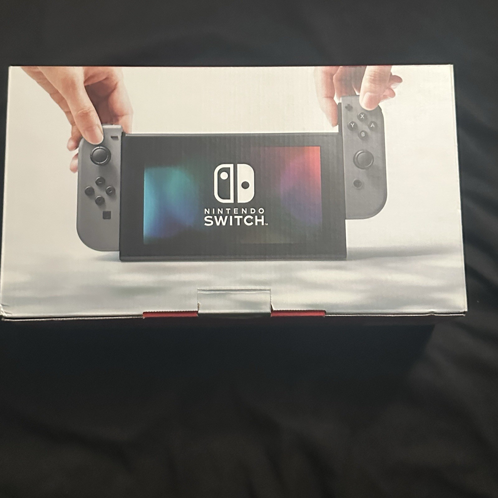Nintendo Switch V1 Unpatched Console With Original Box, Accessories, and Game