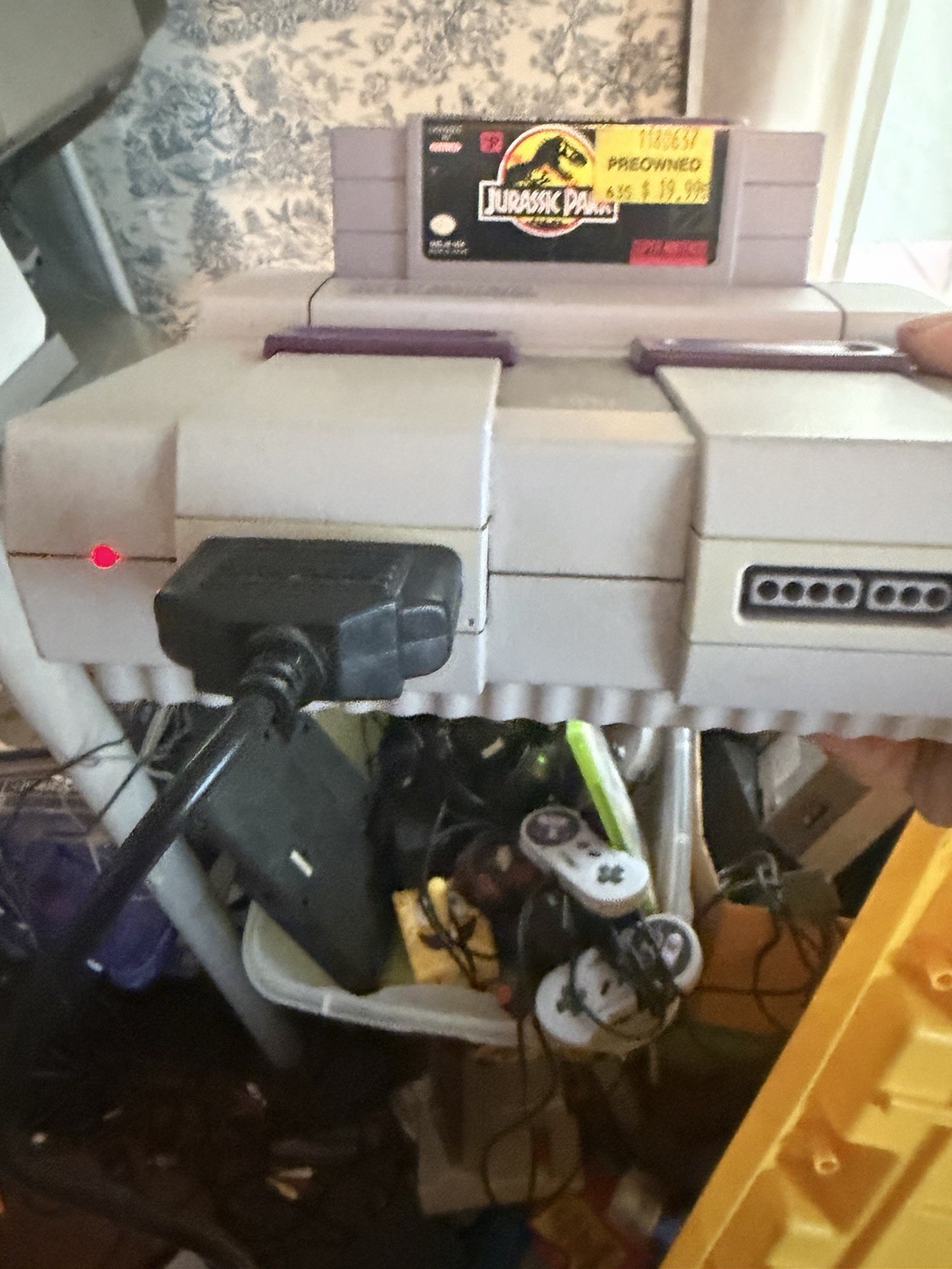 SUPER NINTENDO NES CONTROL DECK SNS-001 Controllers, Games Tested/Working (READ)
