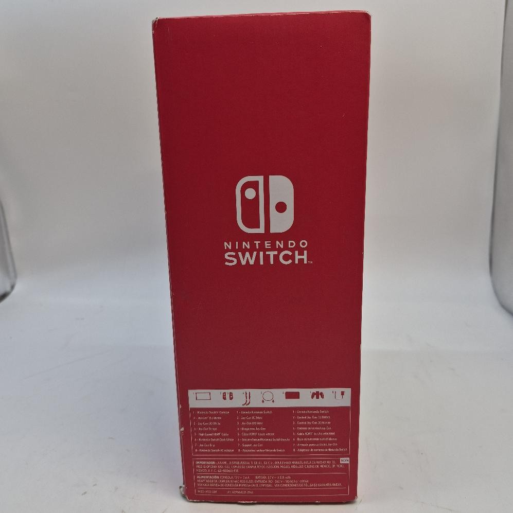 Nintendo Switch OLED 64GB Hybrid Game Console White Complete CIB (GO1069255)