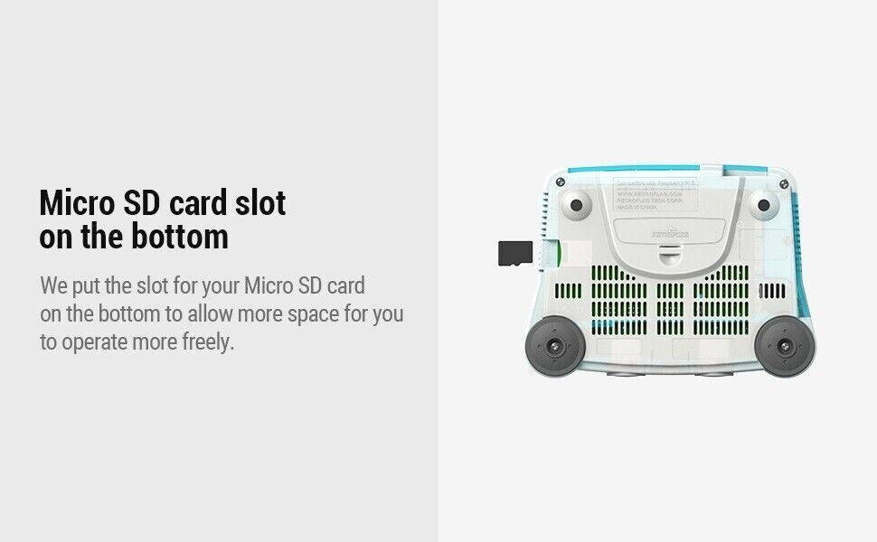 Retroflag 64Pi, Raspberry Pi 5 2Gb + 128GB MicroSD, Retro Kit Ready to Play