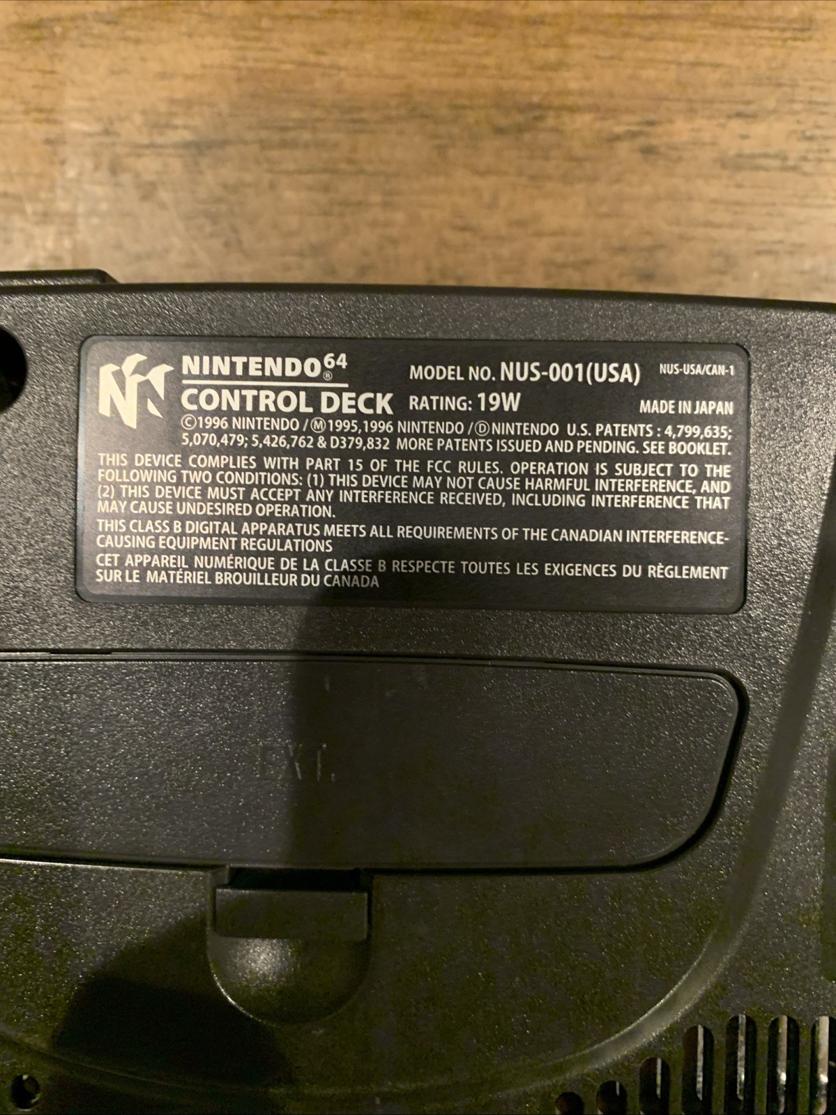 Nintendo 64 Console, Power Supply, AV Cables, Expansion Pack & Controller