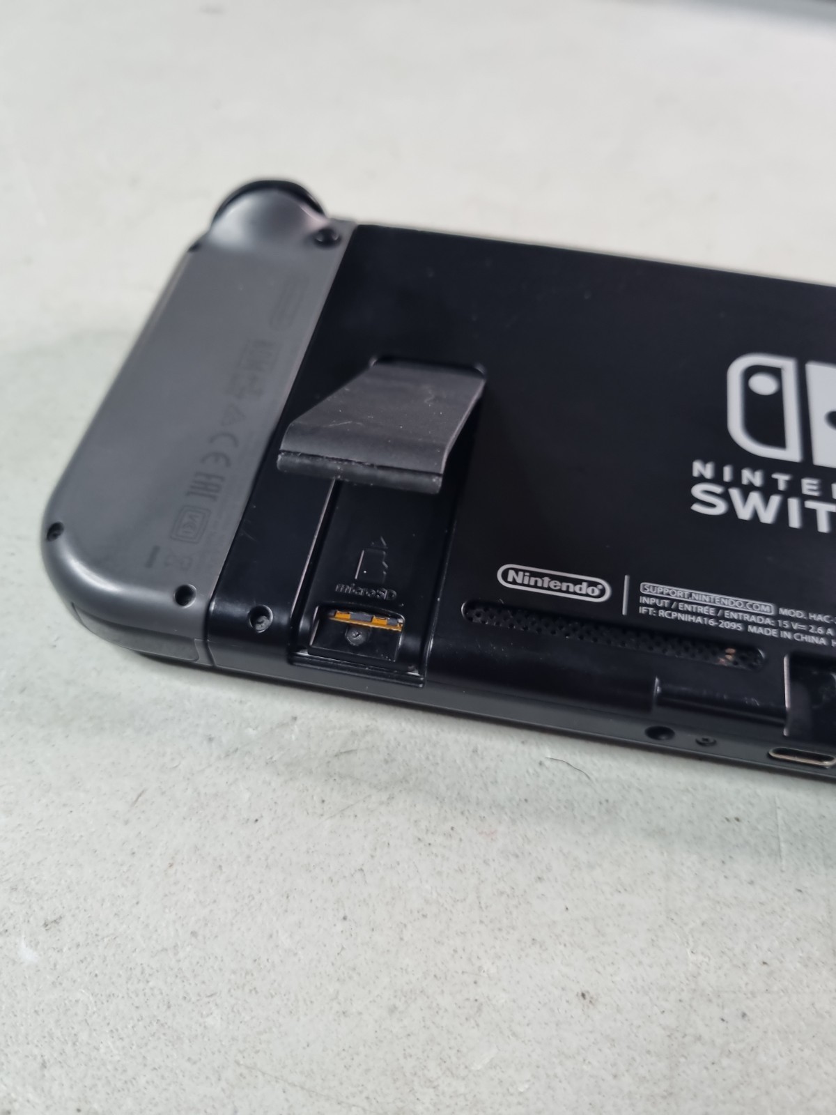 Nintendo Switch 32GB Game Console Only with Neon Gray Joy-Con, (HAC-001)
