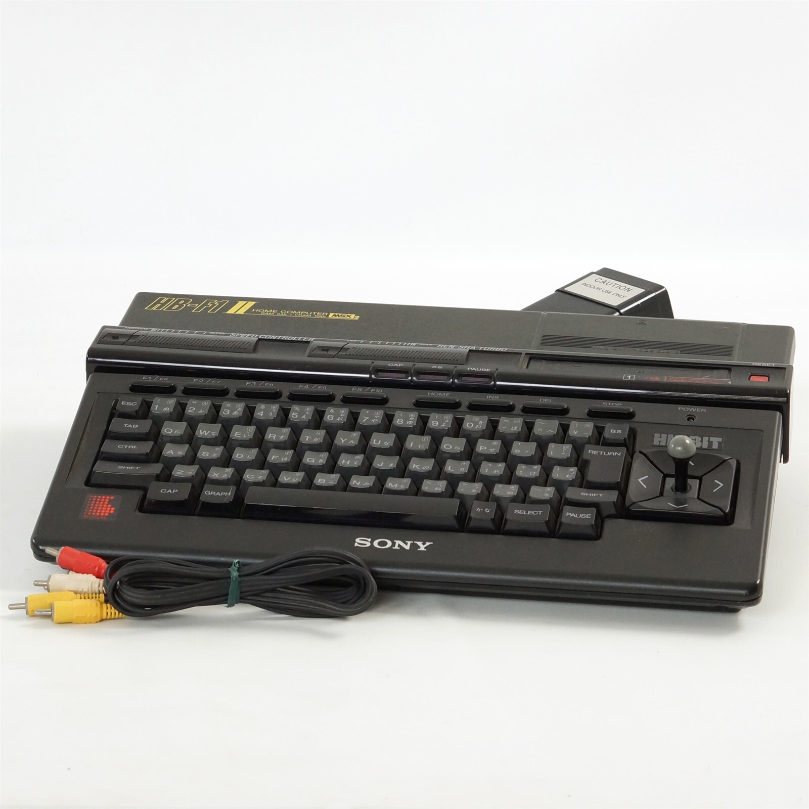 SONY MSX2 HIT BIT HB-F1 II -No Sound- Home Computer Tested -Maintained- 217658