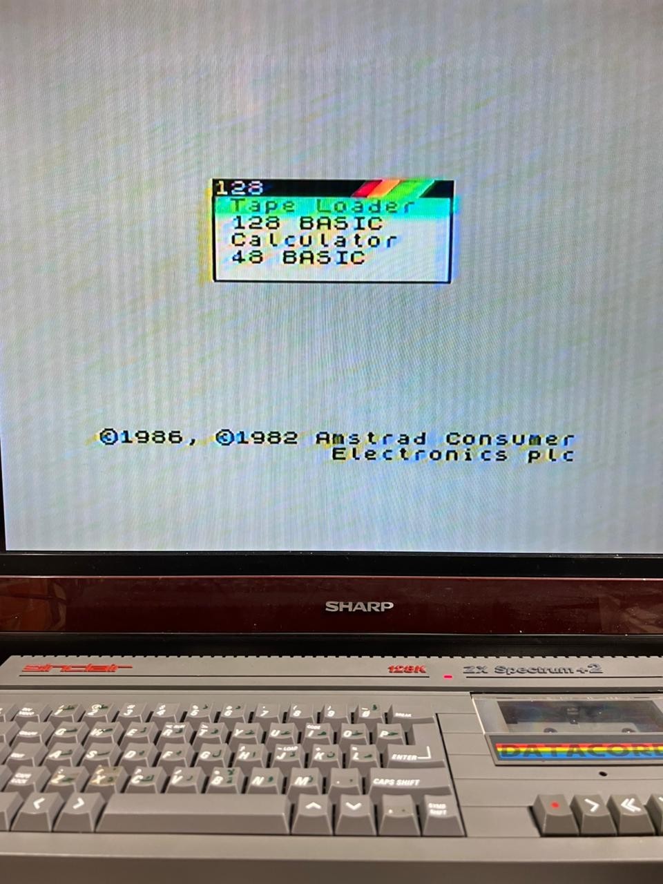 SINCLAIR ZX SPECTRUM +2 128K COMPUTER GAME VINTAGE Arabic & English سنكلير مصر