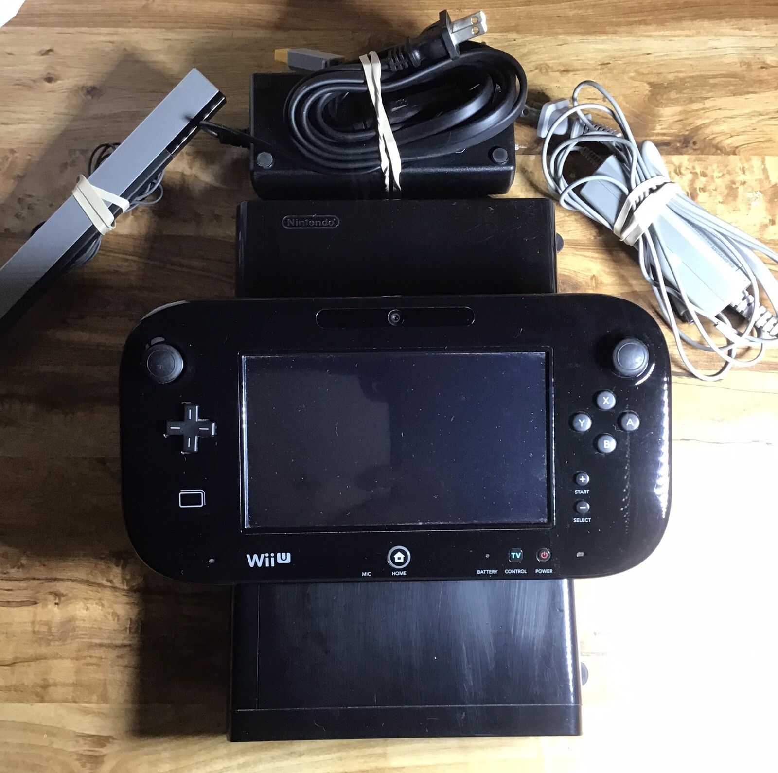 Nintendo Wii U 32GB Console – Black *CLEANED & TESTED*
