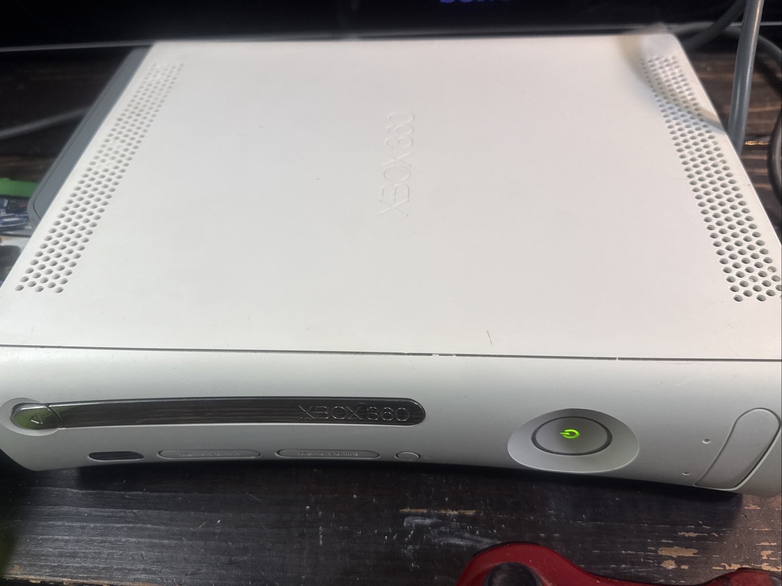 Microsoft Xbox 360 White Fat Console 60GB – Tested Working W/5 Games & 2 Remotes