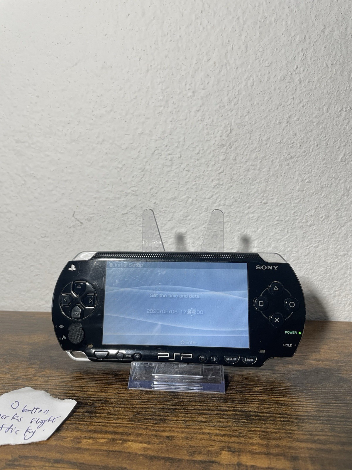 Sony PSP-1000 PlayStation Portable Handheld System Black Wi-Fi TESTED WORKS READ