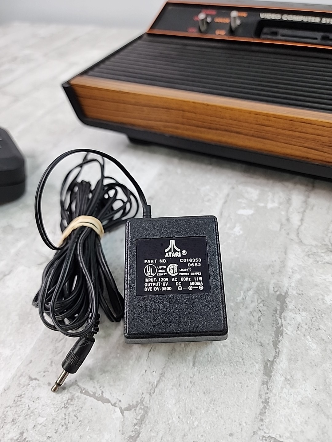 Atari CX-2600A Wood Grain Console 23 Games Power Cord Controllers *Parts/Repair*