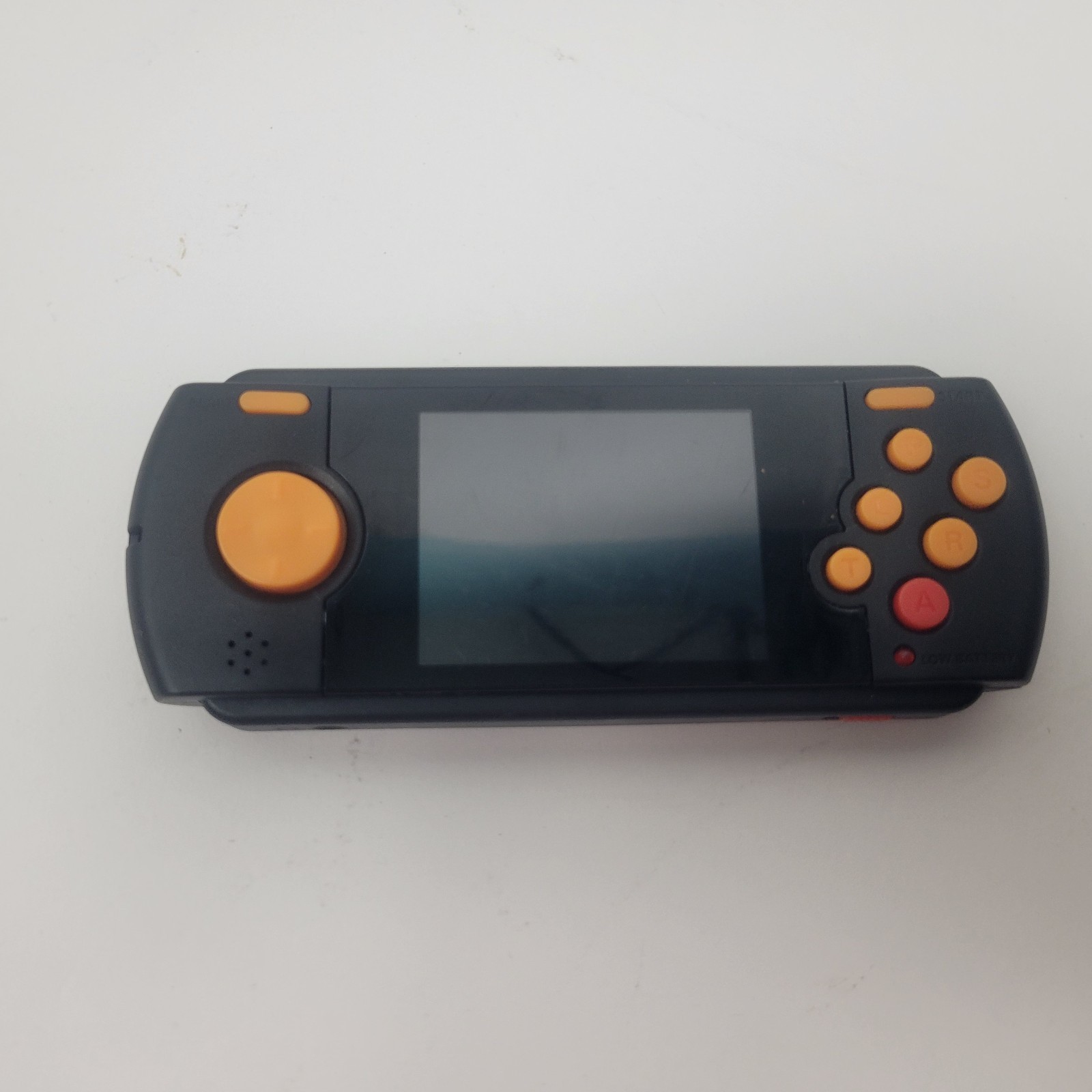 Atari Flashback Portable Black Orange SD Card Compatible Tested Needs Battery