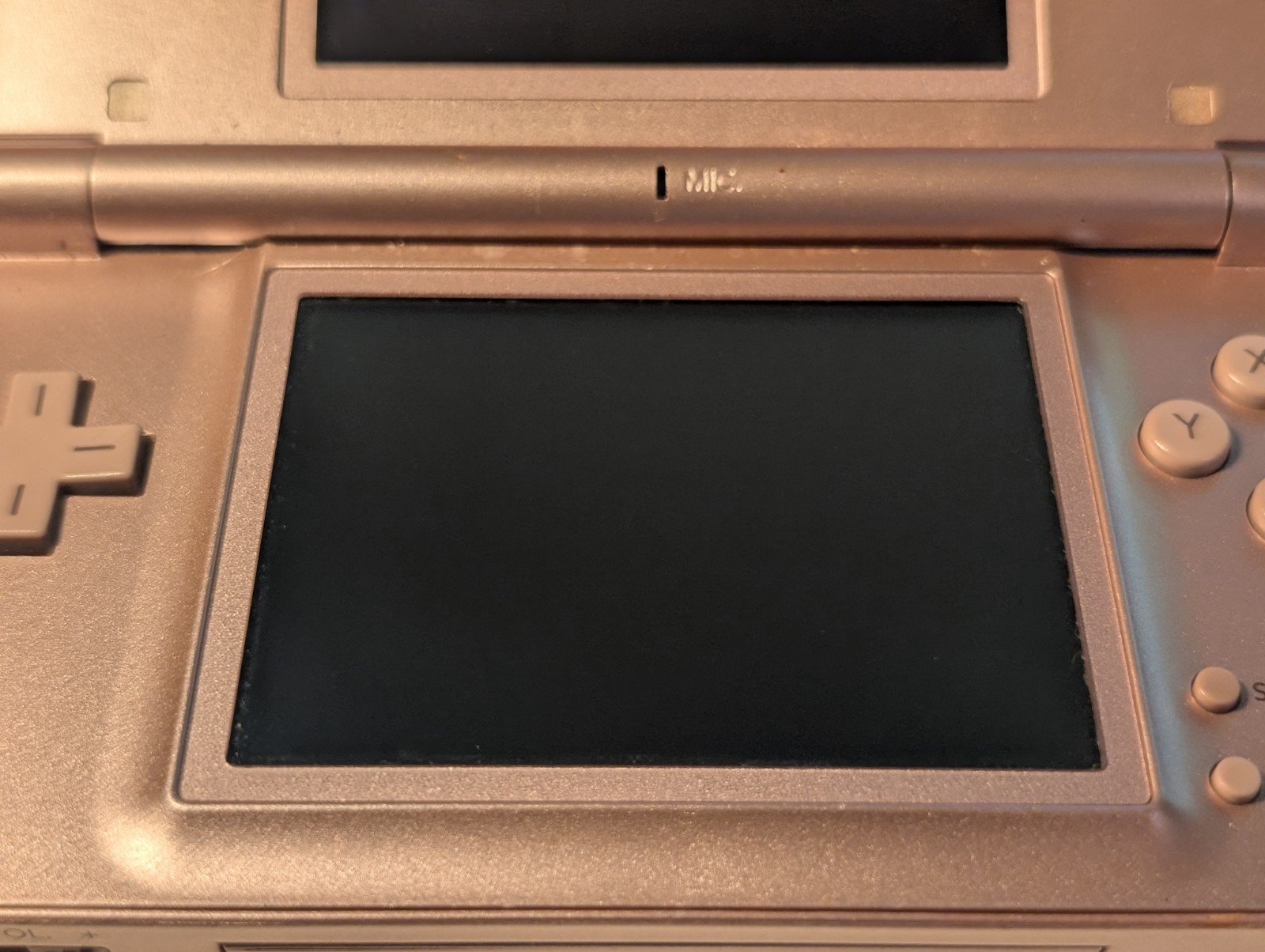 Nintendo DS Lite Console USG-001 Metallic Rose Clean W Stylus See Pics Nice!