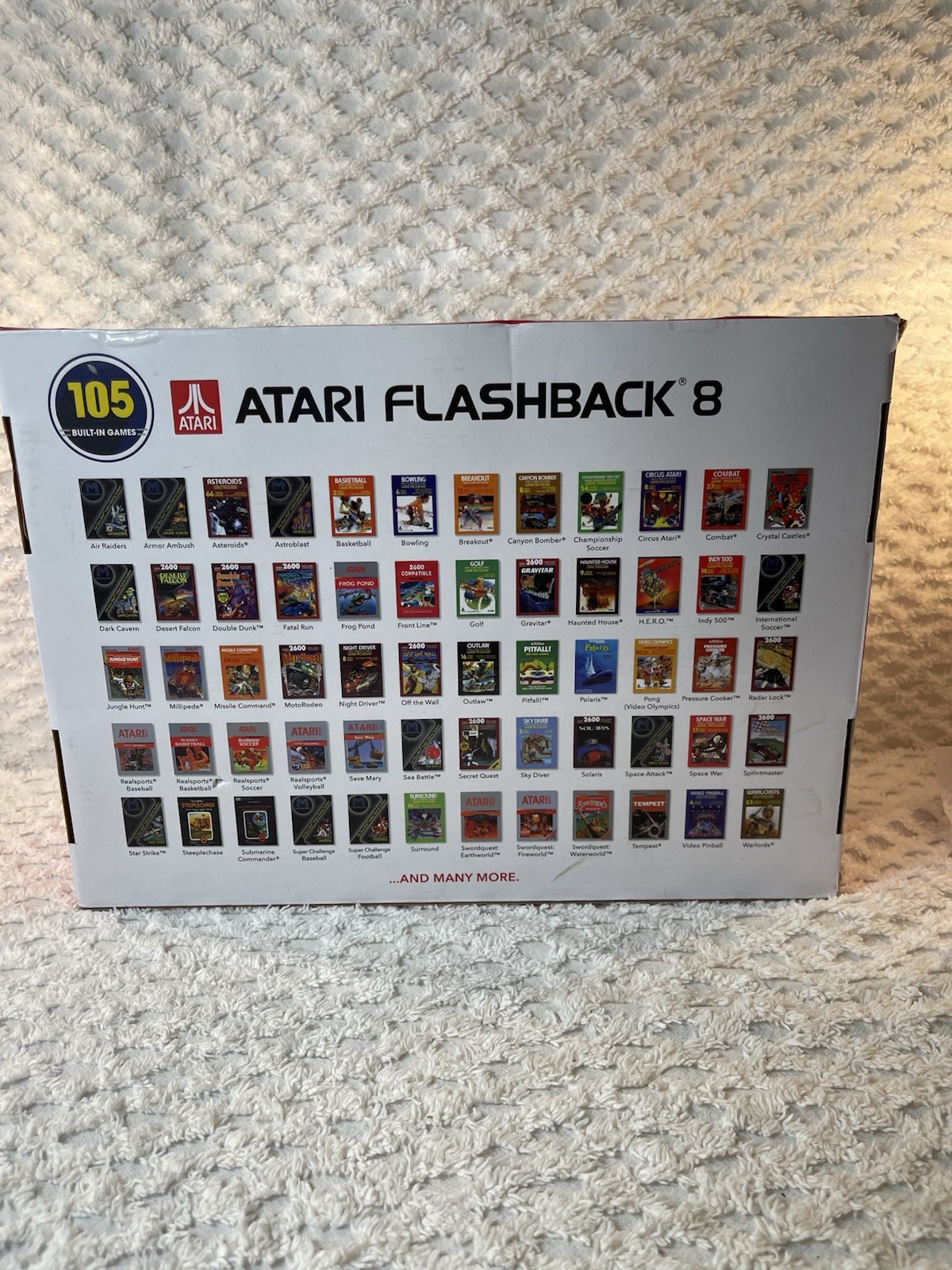 Atari Flashback 8 Black Console Plug Play Built-In Games